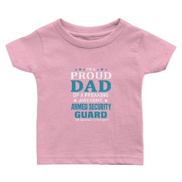 Discover Armed Security Guard Baby T-shirts