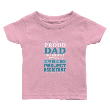 Discover Construction Project Assistant Baby T-shirts