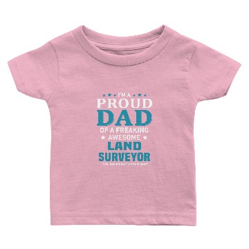Discover Land Surveyor Baby T-shirts