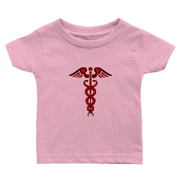 Discover Caduceus Crimson Baby T-shirts