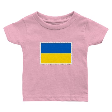 Discover Ukraine flag stamp Baby T-shirts