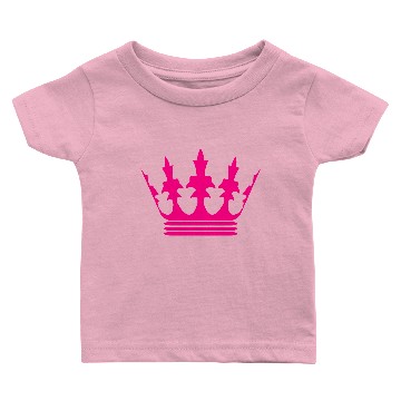 Discover Crown, Princess, King, Queen, Vintage, Label Baby T-shirts