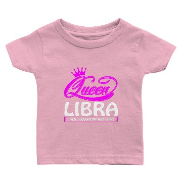 Discover Queen Libra Baby T-shirts