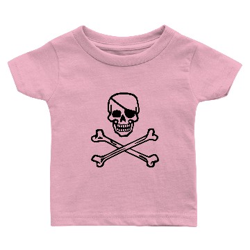 Discover Skull and Crossbones Baby T-shirts