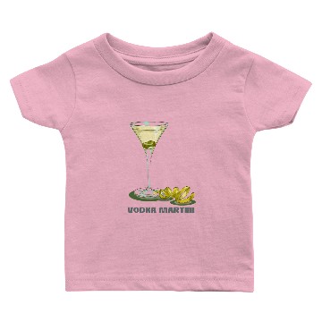 Discover Vodka Martini Baby T-shirts