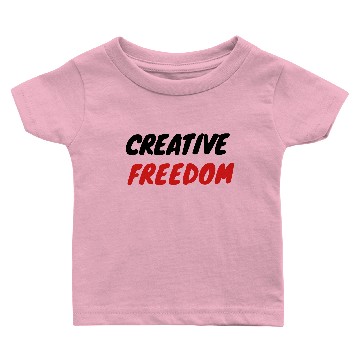 Discover Creative Freedom Baby T-shirts