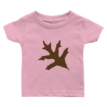 Discover solid brown oak leaf Baby T-shirts