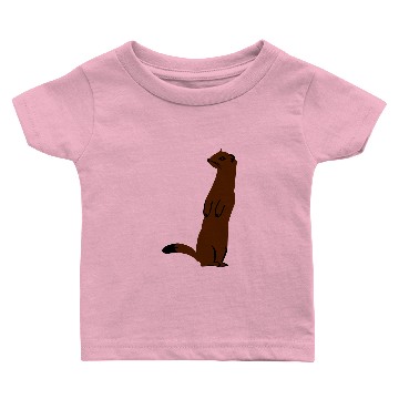 Discover Weasel - Ermine Baby T-shirts