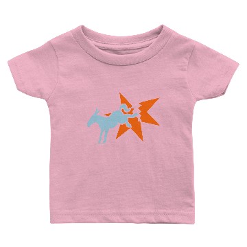 Discover Starburst Donkey Baby T-shirts