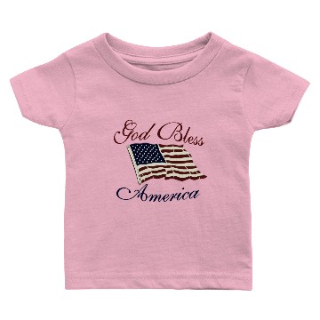 Discover God Bless America Baby T-shirts