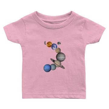 Discover Solar System 2 Baby T-shirts