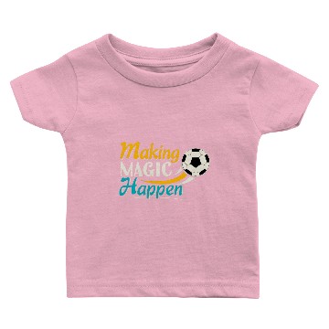 Discover Soccer Making Magic Happen Sleeveless Baby T-shirts