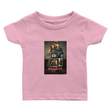 Discover WandaVision Television Stack Poster Baby T-shirts