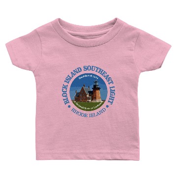Discover Block Island SE Light Baby T-shirts