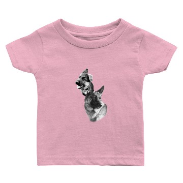 Discover German Shepherd Charcoal 2 Baby T-shirts