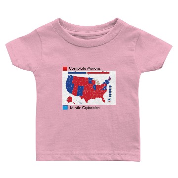 Discover Election Map Funny Baby T-shirts