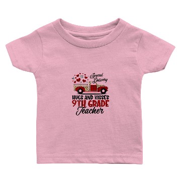 Discover Special Delivery 9Th Grade Teacher Valentines Day Baby T-shirts