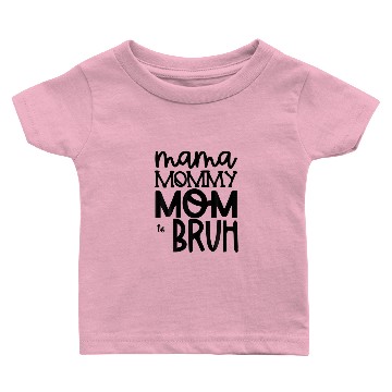 Discover Mama Mommy Mom Bruh Funny Mothers Day Vintage 2022 Baby T-shirts