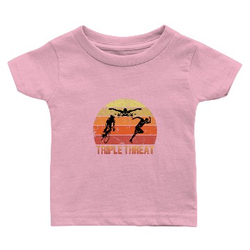 Discover Triathlon Triple Threat Vintage Plus Size Baby T-shirts