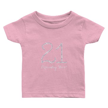 Discover Faux Rhinestone 21st Birthday Baby T-shirts