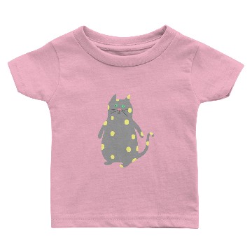 Discover Cute grey Spotted Cat Baby T-shirts