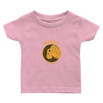 Discover Banff National Park Canada Bison Baby T-shirts