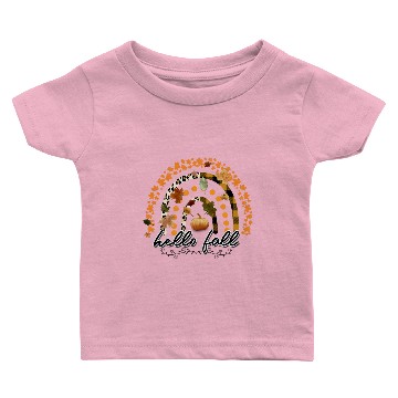 Discover Leopard Hello Fall Baby T-shirts