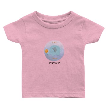 Discover Mr. Cute Elephant Baby T-shirts