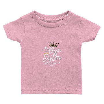 Discover Big Sister 2022 Leopard Print Promoted To Big Sist Baby T-shirts