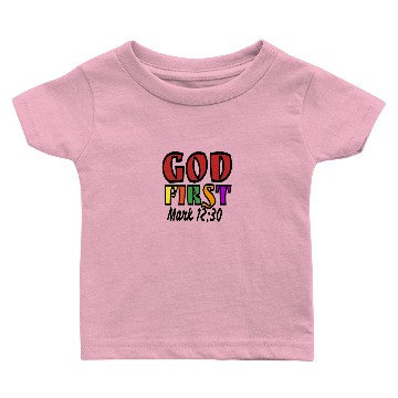 Discover God First Women's V-Neck Baby T-shirts