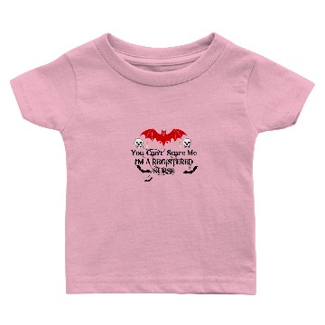 Discover Registered nurse Scary Skull Bat red candle Baby T-shirts