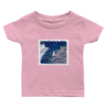 Discover NASA Space Shuttle Endeavour STS-113 Earth Orbit Baby T-shirts