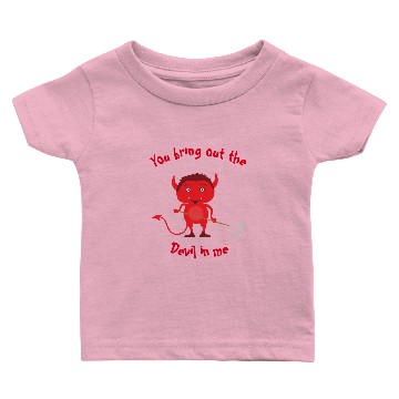 Discover Cute Red Devil fun Baby T-shirts