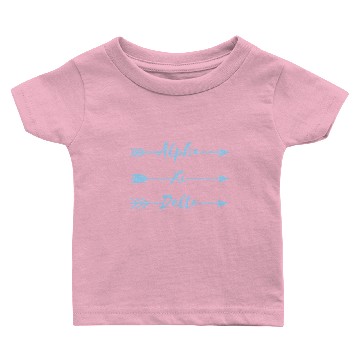 Discover Alpha Xi Delta Arrow Sweat Baby T-shirts