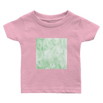 Discover Light Green Shell Pattern Polo Baby T-shirts