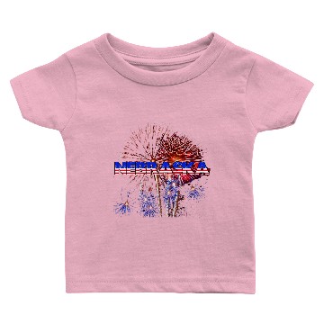 Discover Nebraska Fireworks Baby T-shirts