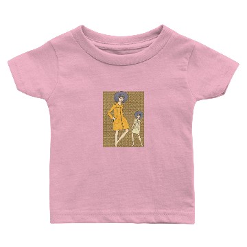 Discover Retro 1960s Fashion Baby T-shirts