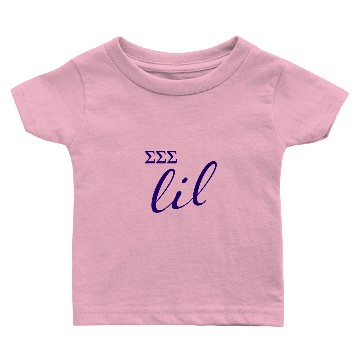 Discover Sigma Sigma Sigma Lil Script Baby T-shirts