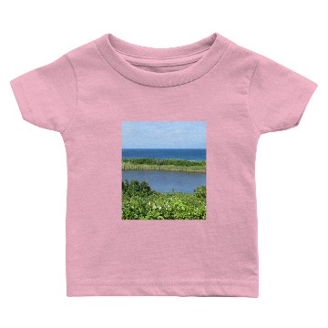 Discover Block Island Pond 1 Baby T-shirts