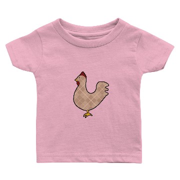 Discover Argyle Folk Art Rooster Baby T-shirts
