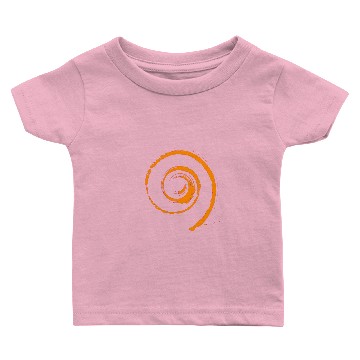 Discover Woman's Fleece with Tiled Orange Twirls on Back Baby T-shirts