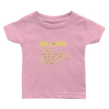 Discover Melanin BHM Baby T-shirts