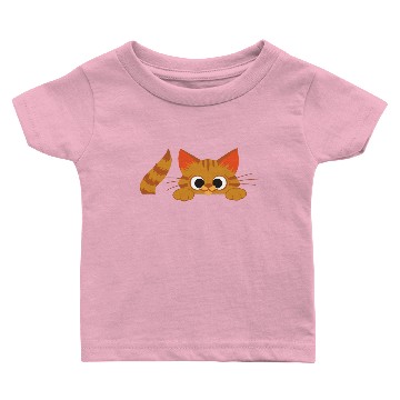 Discover Cat Pocket Topper Baby T-shirts