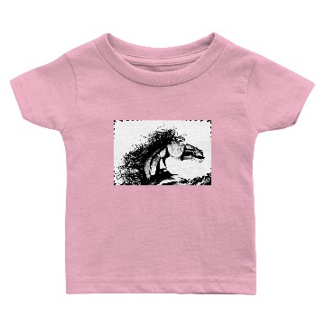 Discover Dramatic black stallion Baby T-shirts