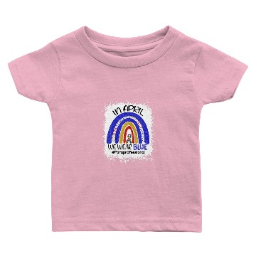 Discover Paraprofessional Wear Blue For Autism Awareness Bl Baby T-shirts