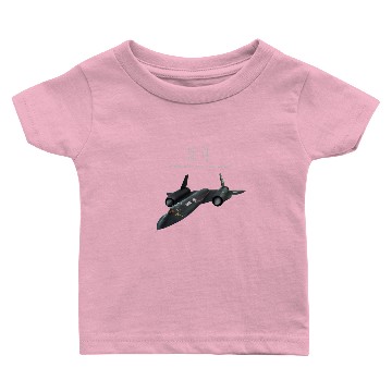 Discover Aviation Art  "SR-71 Blackbird" Baby T-shirts