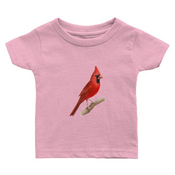 Discover Northern Cardinal Red Bird Baby T-shirts