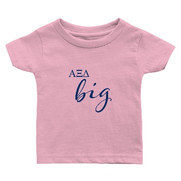 Discover Alpha Xi Delta Big Script Sweat Baby T-shirts