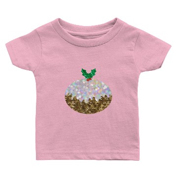 Discover sequin christmas puddings Baby T-shirts