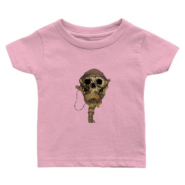 Discover Skull leather helmet Baby T-shirts